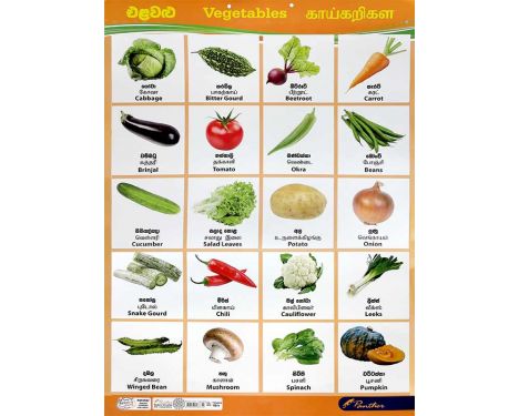 Vegetables Chart